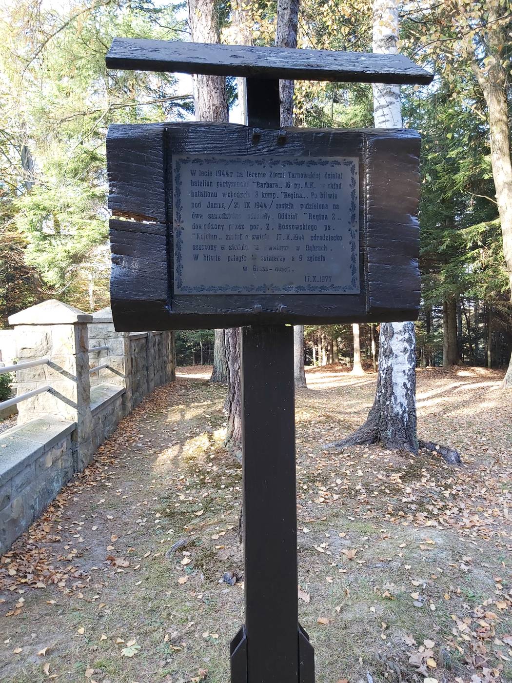 CMENTARZ WOJENNY ŻOŁNIERZY ARMII KRAJOWEJ Z 1944 R. W RZEPIENNIKU STRZYŻEWSKIM